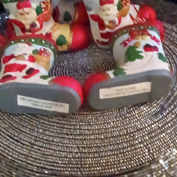 Vintage Santa in a Boot Tree Ornaments - Picture 6 of 6